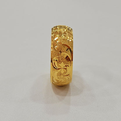 22k / 916 Gold Hollow Design Craving Ring V2 - Best Gold Shop 22k gold 22k gold ring 916 gold Rings