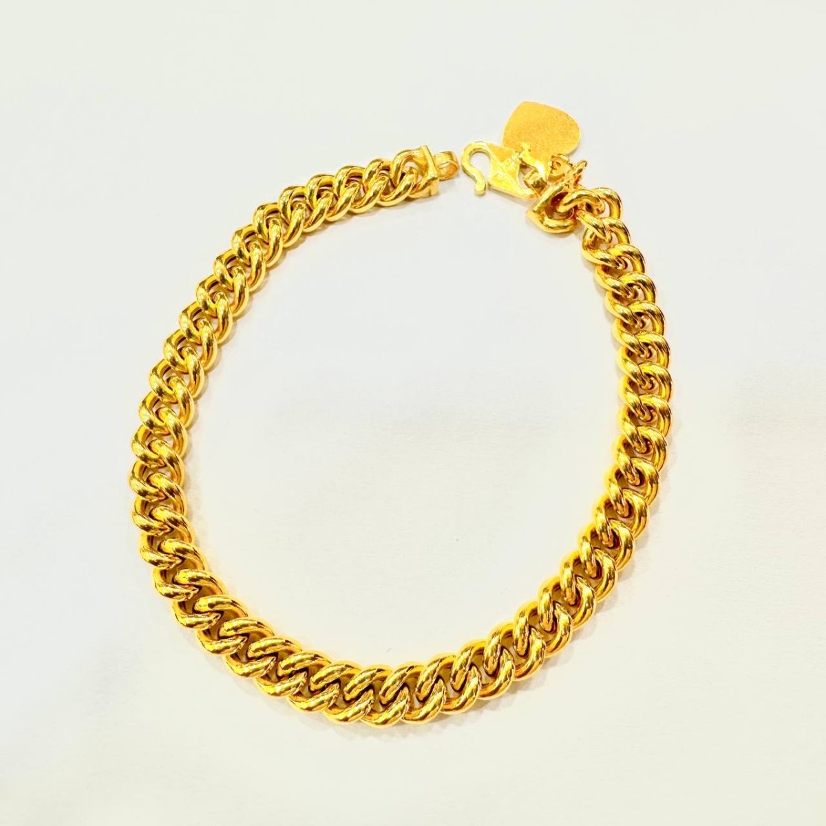 22k / 916 gold hollow Fish bone Bracelet by Best Gold Shop - Best Gold Shop 22k gold 22k gold bracelet 916 gold Bracelets