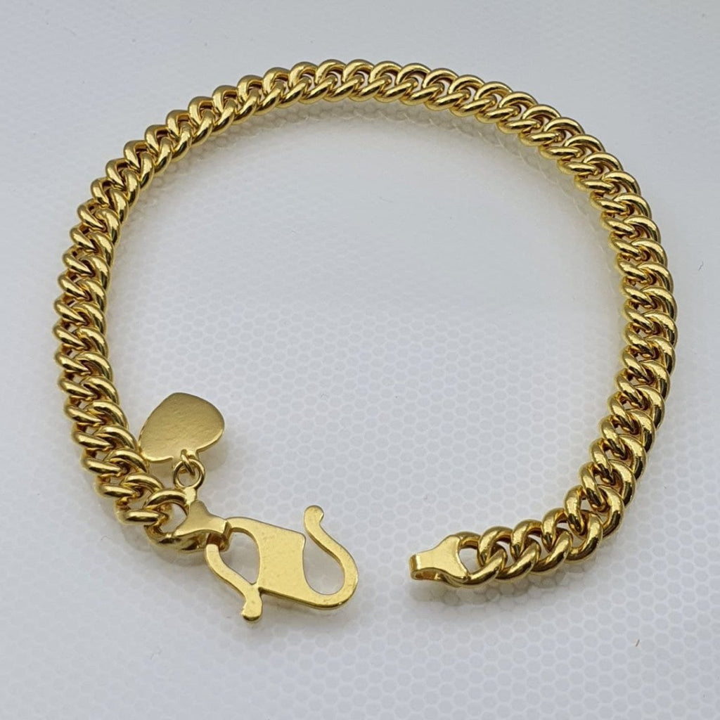 22k / 916 gold hollow Fish bone Bracelet by Best Gold Shop - Best Gold Shop 22k gold 22k gold bracelet 916 gold Bracelets