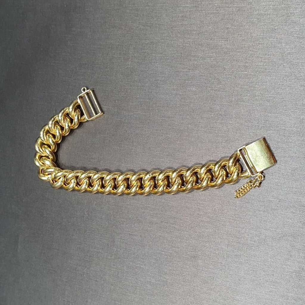 22k / 916 gold hollow Fish bone Bracelet by Best Gold Shop - Best Gold Shop 22k gold 22k gold bracelet 916 gold Bracelets