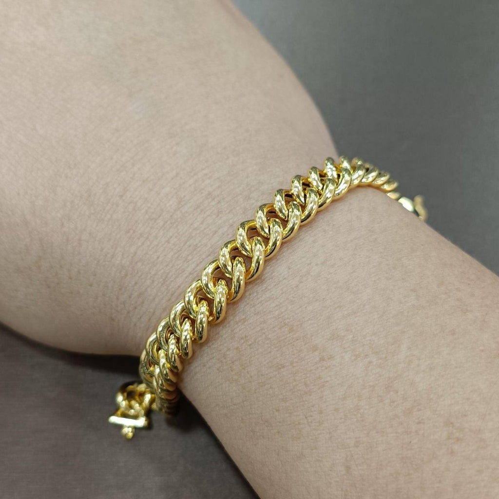 22k / 916 gold hollow Fish bone Bracelet by Best Gold Shop - Best Gold Shop 22k gold 22k gold bracelet 916 gold Bracelets