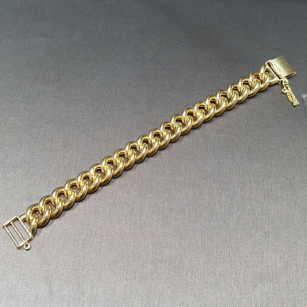 22k / 916 gold hollow Fish bone Bracelet by Best Gold Shop - Best Gold Shop 22k gold 22k gold bracelet 916 gold Bracelets