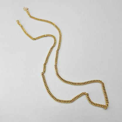 22k / 916 Gold Hollow Fish Bone Chain by Best Gold Shop - Best Gold Shop 22k gold 22k gold chain 22k gold necklace Necklaces