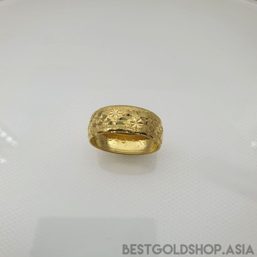 22k / 916 Gold Hollow Ring D5 - Best Gold Shop 916 gold