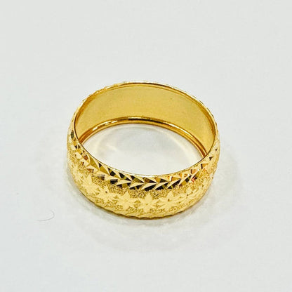 22k / 916 Gold Hollow ring Design 5 - Best Gold Shop 22k gold 22k gold ring 916 gold 916 gold