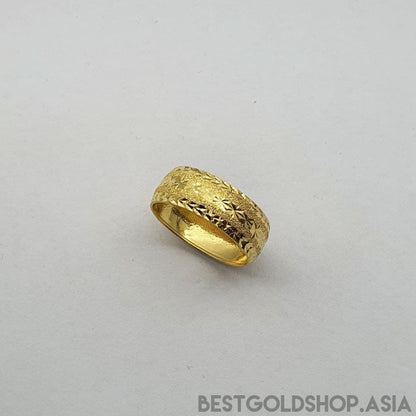 22k / 916 Gold Hollow ring Design 5 - Best Gold Shop 22k gold 22k gold ring 916 gold 916 gold