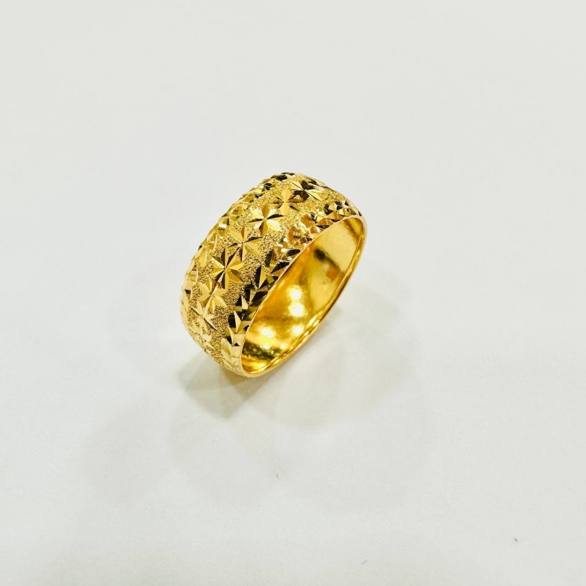 22k / 916 Gold Hollow ring Design 5 - Best Gold Shop 22k gold 22k gold ring 916 gold 916 gold