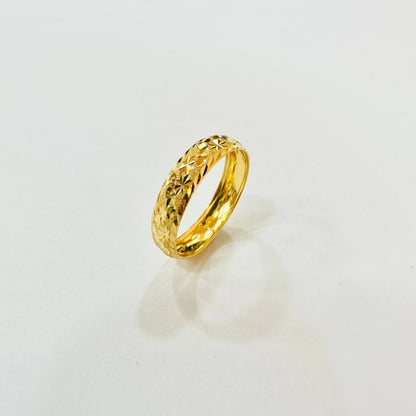 22k / 916 Gold Hollow Ring Design V4 - Best Gold Shop 22k gold 22k gold ring 916 gold 916 gold