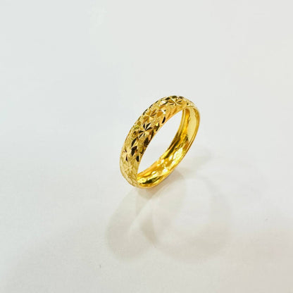 22k / 916 Gold Hollow Ring Design V4 - Best Gold Shop 22k gold 22k gold ring 916 gold 916 gold