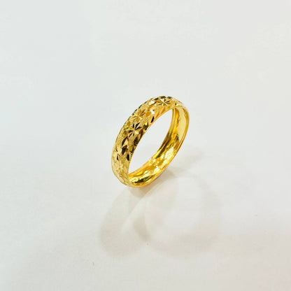 22k / 916 Gold Hollow Ring Design V4 - Best Gold Shop 22k gold 22k gold ring 916 gold 916 gold