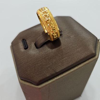 22k / 916 Gold Hollow Ring V7 by Best Gold Shop - Best Gold Shop 22k gold 22k gold ring 916 gold Rings