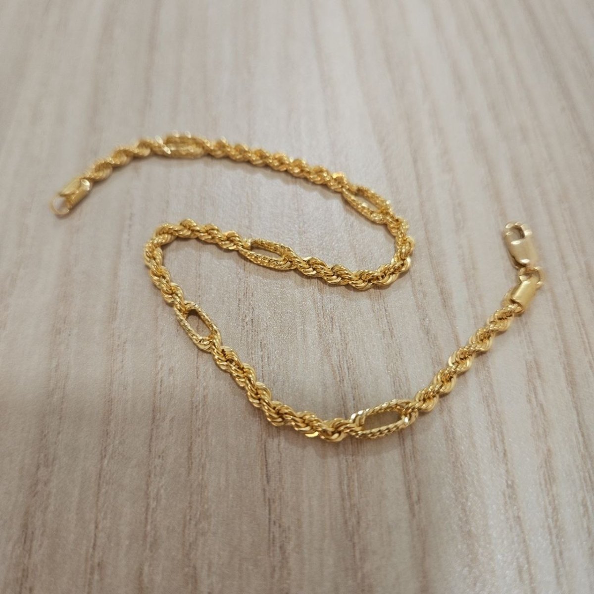 22k / 916 Gold Hollow Rope C design Bracelet by Best Gold ShopBraceletsBest Gold Shop