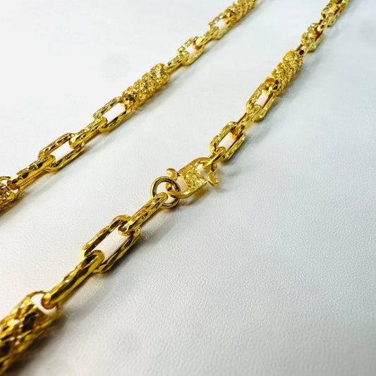 22k / 916 Gold Hollow Tube Chain latest design - Best Gold Shop 22k gold 22k gold chain 22k gold necklace Necklaces