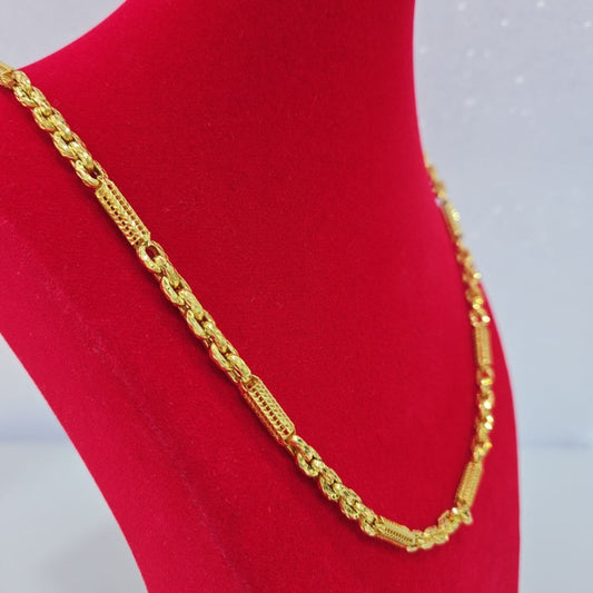 22k / 916 Gold Hollow Tube Chain latest design - Best Gold Shop 22k gold 22k gold chain 22k gold necklace Necklaces