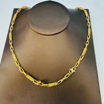 22k / 916 Gold Hollow Tube Chain latest design - Best Gold Shop 22k gold 22k gold chain 22k gold necklace Necklaces