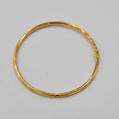 22k / 916 Gold Hollow Tube Design Bangle by Best Gold Shop - Best Gold Shop 22k gold 22k gold bangle 916 gold Bracelets