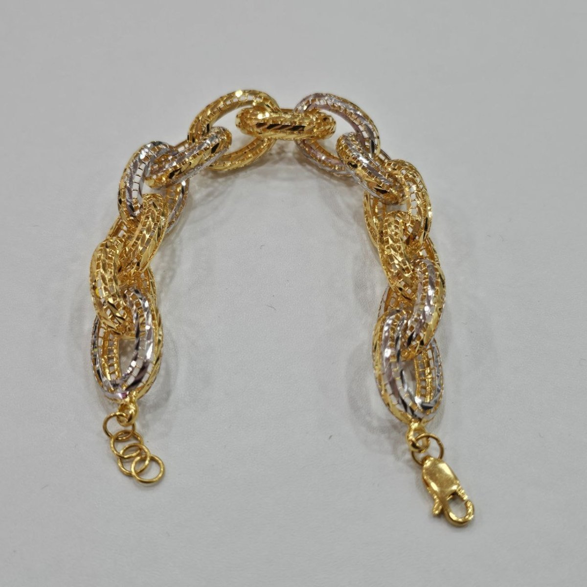 22K / 916 Gold Infinity Bloom Ring Bracelet by Best Gold Shop - Best Gold Shop 22k gold 22k gold bracelet 916 gold Bracelets