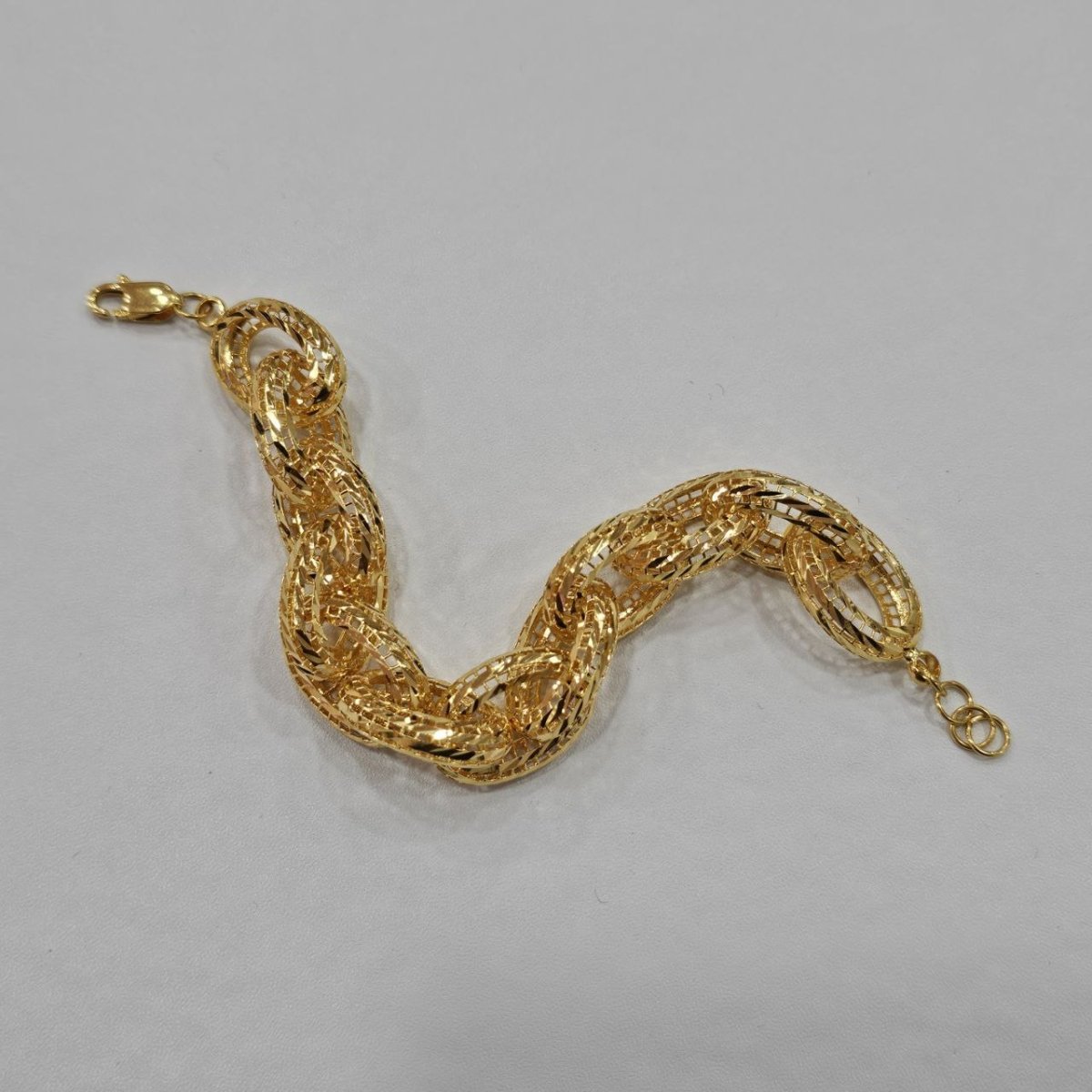 22K / 916 Gold Infinity Bloom Ring Bracelet by Best Gold Shop - Best Gold Shop 22k gold 22k gold bracelet 916 gold Bracelets