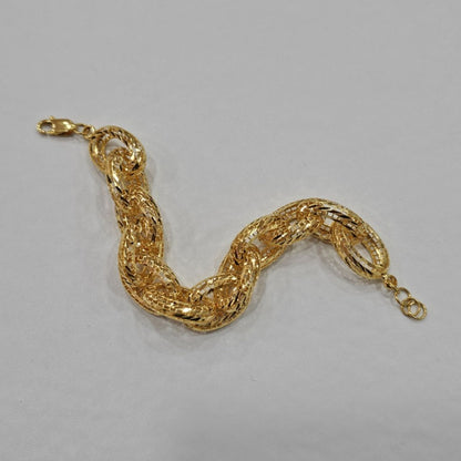 22K / 916 Gold Infinity Bloom Ring Bracelet by Best Gold Shop - Best Gold Shop 22k gold 22k gold bracelet 916 gold Bracelets