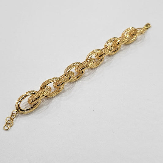 22K / 916 Gold Infinity Bloom Ring Bracelet by Best Gold Shop - Best Gold Shop 22k gold 22k gold bracelet 916 gold Bracelets