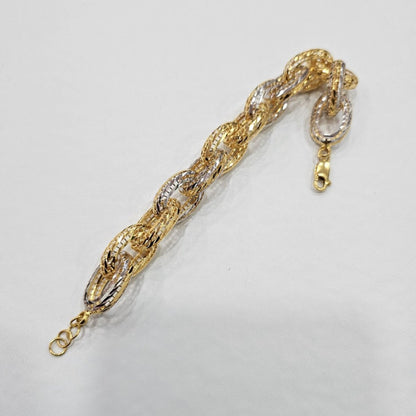 22K / 916 Gold Infinity Bloom Ring Bracelet by Best Gold Shop - Best Gold Shop 22k gold 22k gold bracelet 916 gold Bracelets