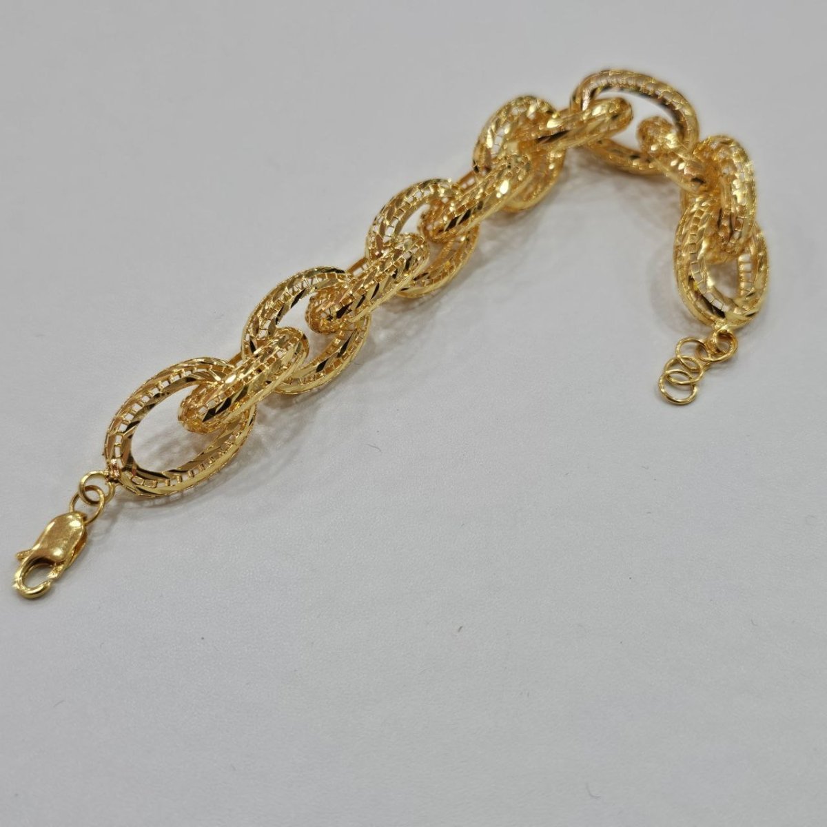22K / 916 Gold Infinity Bloom Ring Bracelet by Best Gold Shop - Best Gold Shop 22k gold 22k gold bracelet 916 gold Bracelets