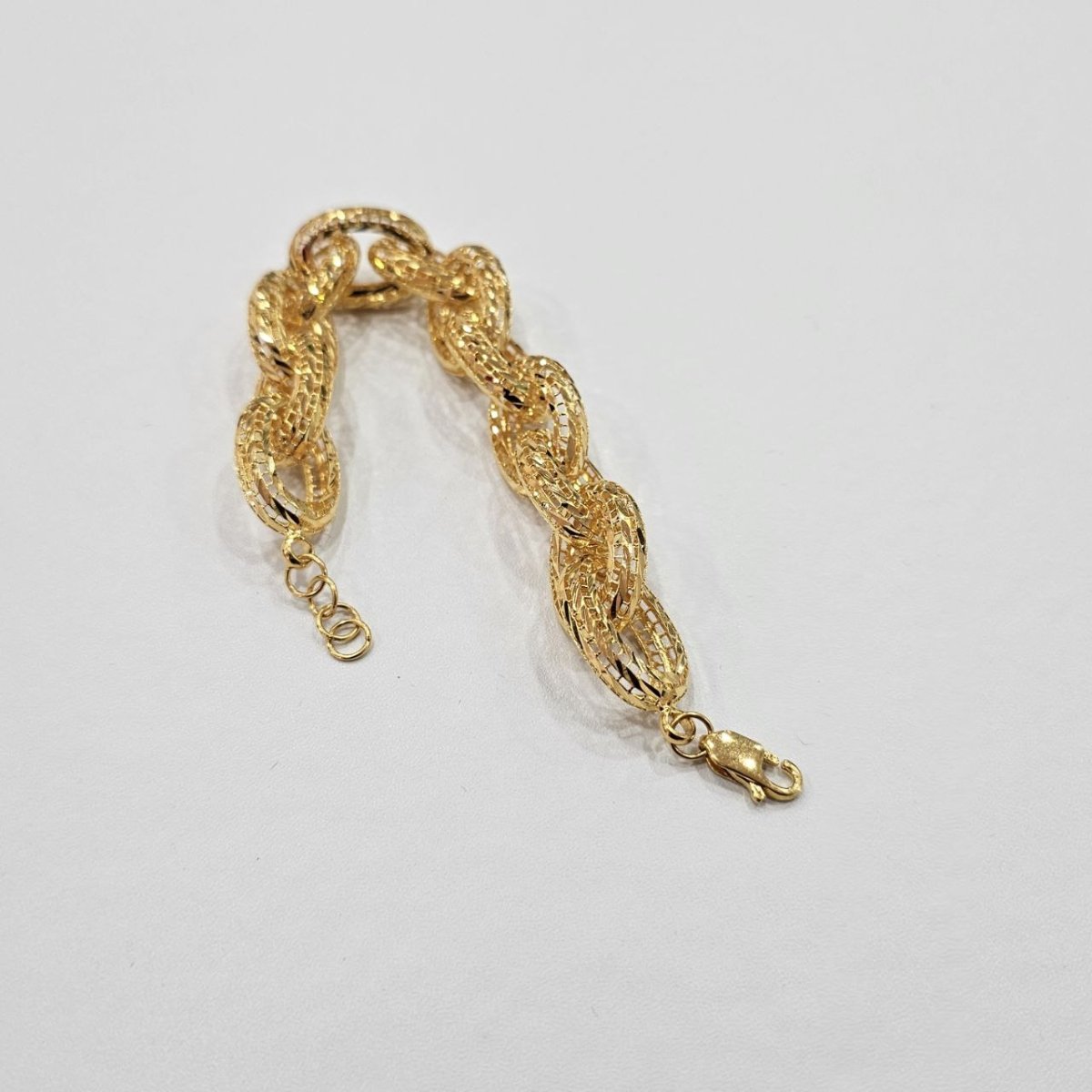 22K / 916 Gold Infinity Bloom Ring Bracelet by Best Gold Shop - Best Gold Shop 22k gold 22k gold bracelet 916 gold Bracelets