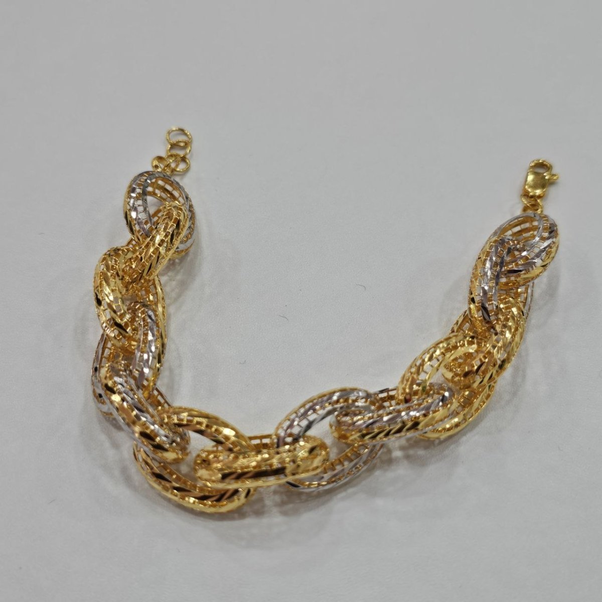 22K / 916 Gold Infinity Bloom Ring Bracelet by Best Gold Shop - Best Gold Shop 22k gold 22k gold bracelet 916 gold Bracelets