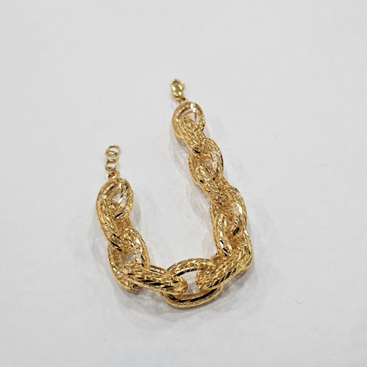 22K / 916 Gold Infinity Bloom Ring Bracelet by Best Gold Shop - Best Gold Shop 22k gold 22k gold bracelet 916 gold Bracelets