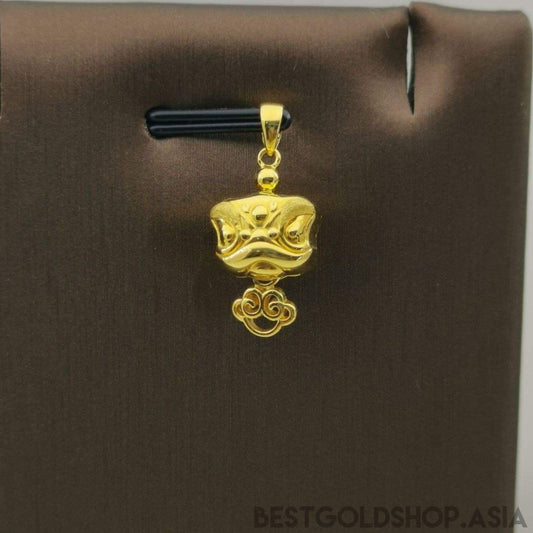 22k / 916 Gold Lion Dance Pendant - Best Gold Shop 22k gold 22k gold pendant 916 gold Charms & Pendants