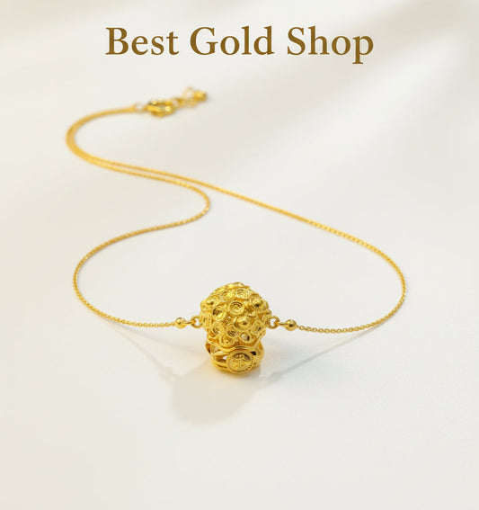 22k / 916 Gold Money Tree Charm Captivating and Winsome - 22k gold 22k Gold Charms 916 gold Charms & Pendants