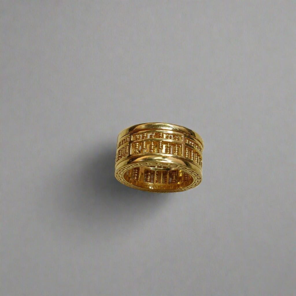 22k / 916 Gold Movable Full Abacus Ring V2-Rings-Best Gold Shop
