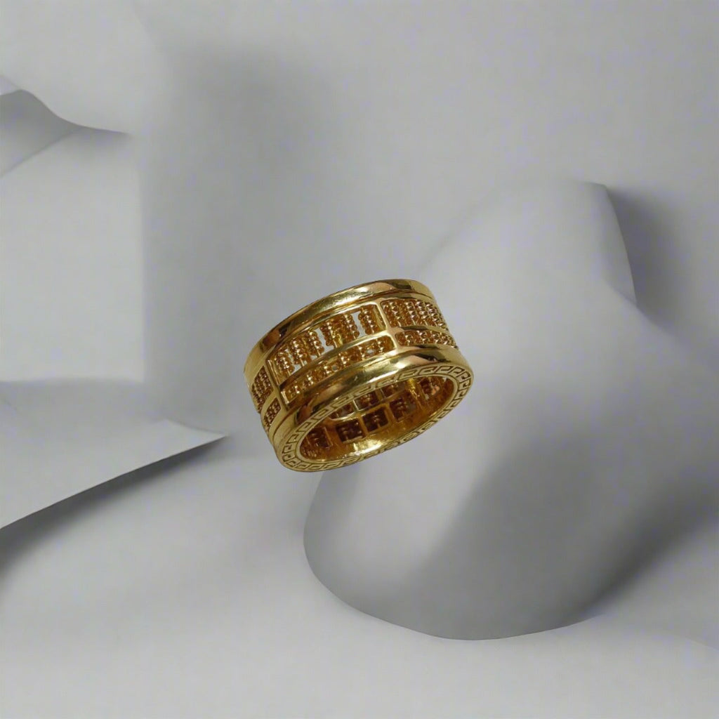 22k / 916 Gold Movable Full Abacus Ring V2-Rings-Best Gold Shop