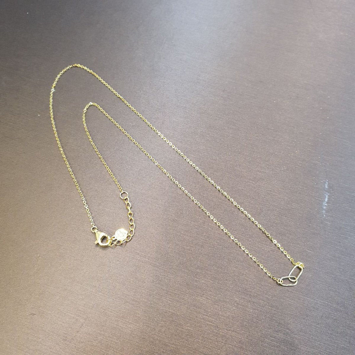 22k / 916 Gold paper clip necklace - Best Gold Shop 22k gold 22k gold necklace 916 gold Necklaces