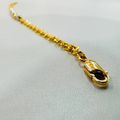 22K / 916 Gold Pearl Bracelet by Best Gold Shop - Best Gold Shop 22k gold 22k gold bracelet 916 gold Bracelets
