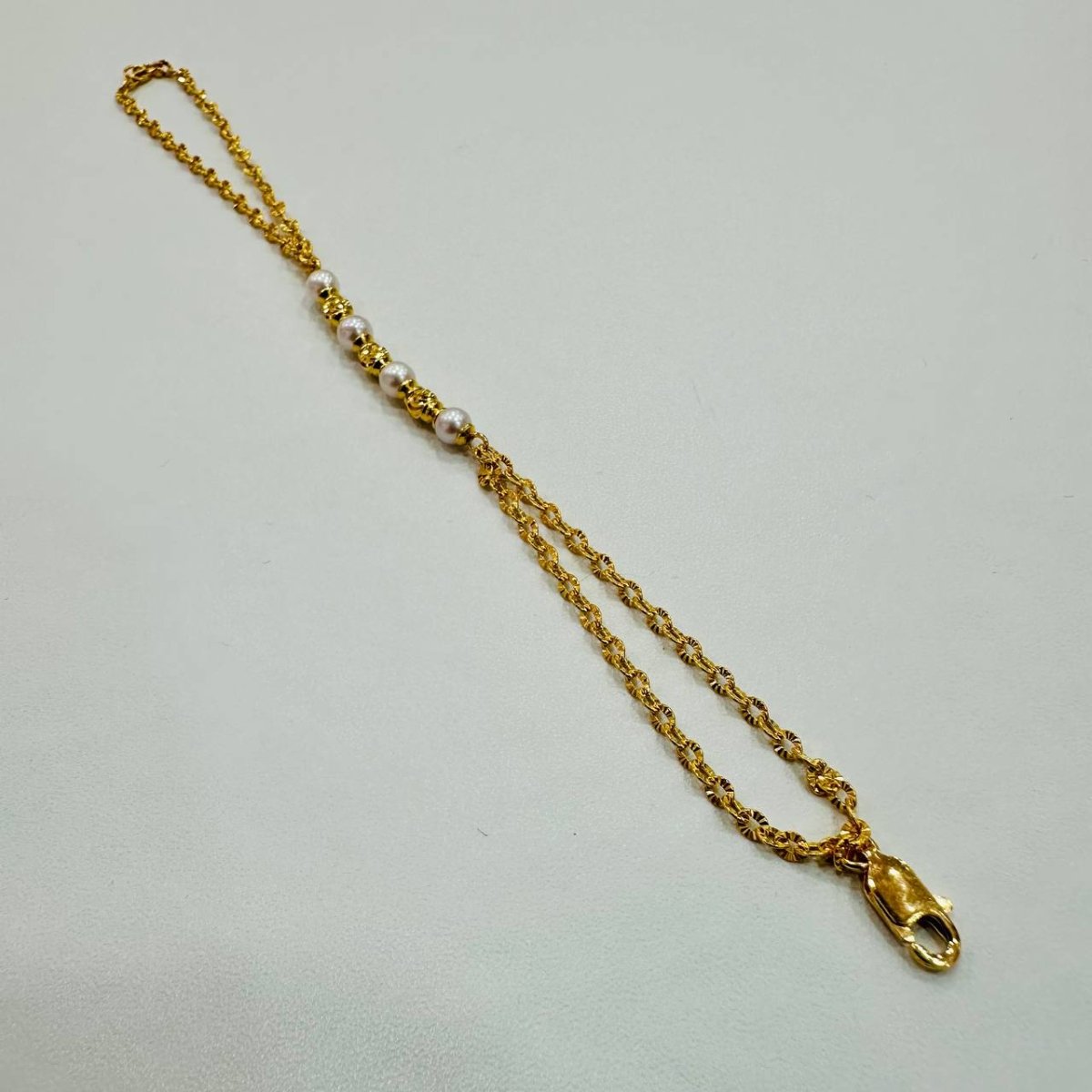 22K / 916 Gold Pearl Bracelet by Best Gold Shop - Best Gold Shop 22k gold 22k gold bracelet 916 gold Bracelets