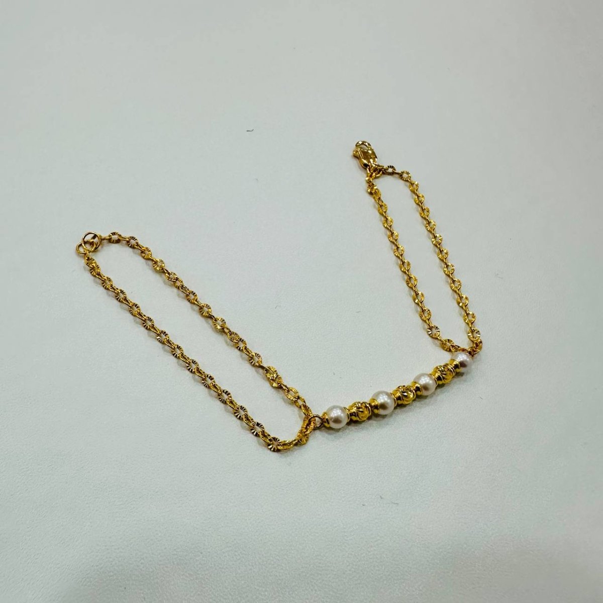 22K / 916 Gold Pearl Bracelet by Best Gold Shop - Best Gold Shop 22k gold 22k gold bracelet 916 gold Bracelets