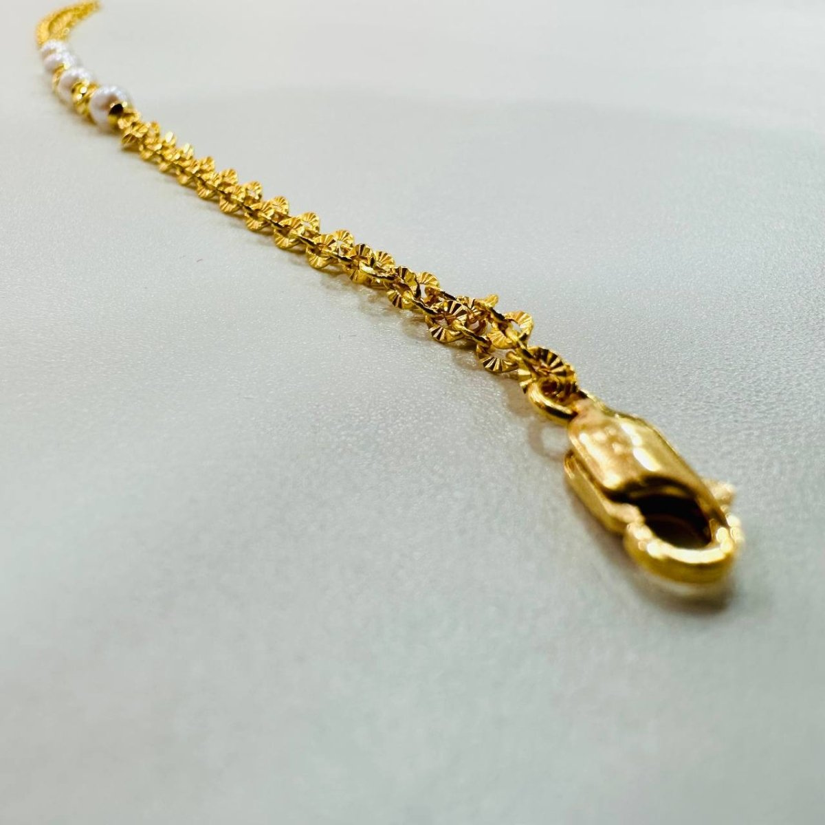 22K / 916 Gold Pearl Bracelet by Best Gold Shop - Best Gold Shop 22k gold 22k gold bracelet 916 gold Bracelets