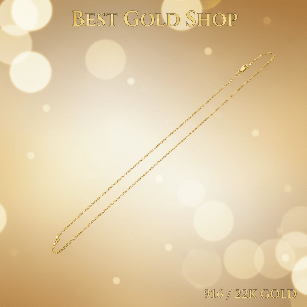 22k Gold Polo Chain - Elegant Necklaces from Best Gold Shop – SG Gold Shop