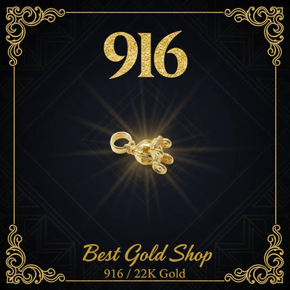 22k / 916 Gold Pumpkin Car V2 by Best Gold ShopCharms & PendantsBest Gold Shop
