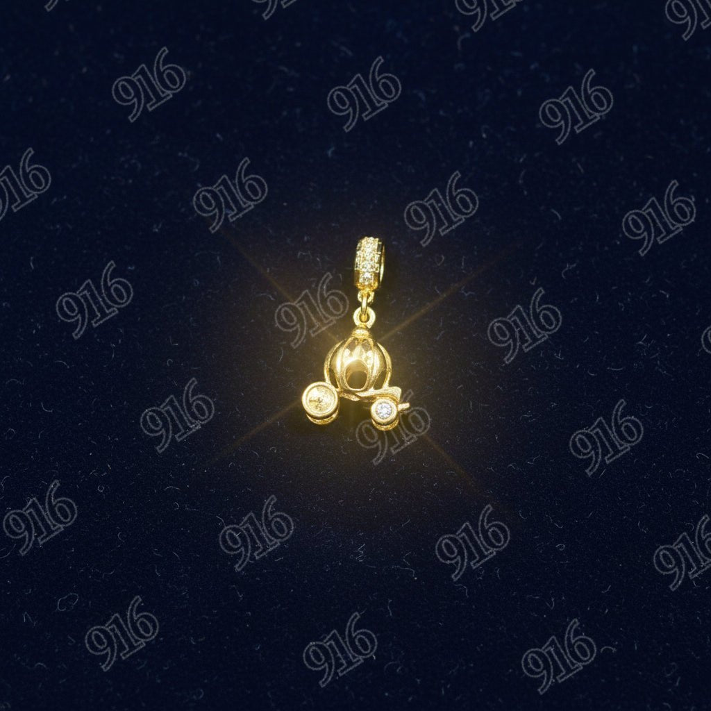 22k / 916 Gold Pumpkin Car V2 by Best Gold ShopCharms & PendantsBest Gold Shop
