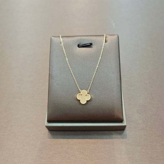 22k / 916 Gold Quatrefoil Necklace - Best Gold Shop 22k gold 22k gold necklace 916 gold Necklaces