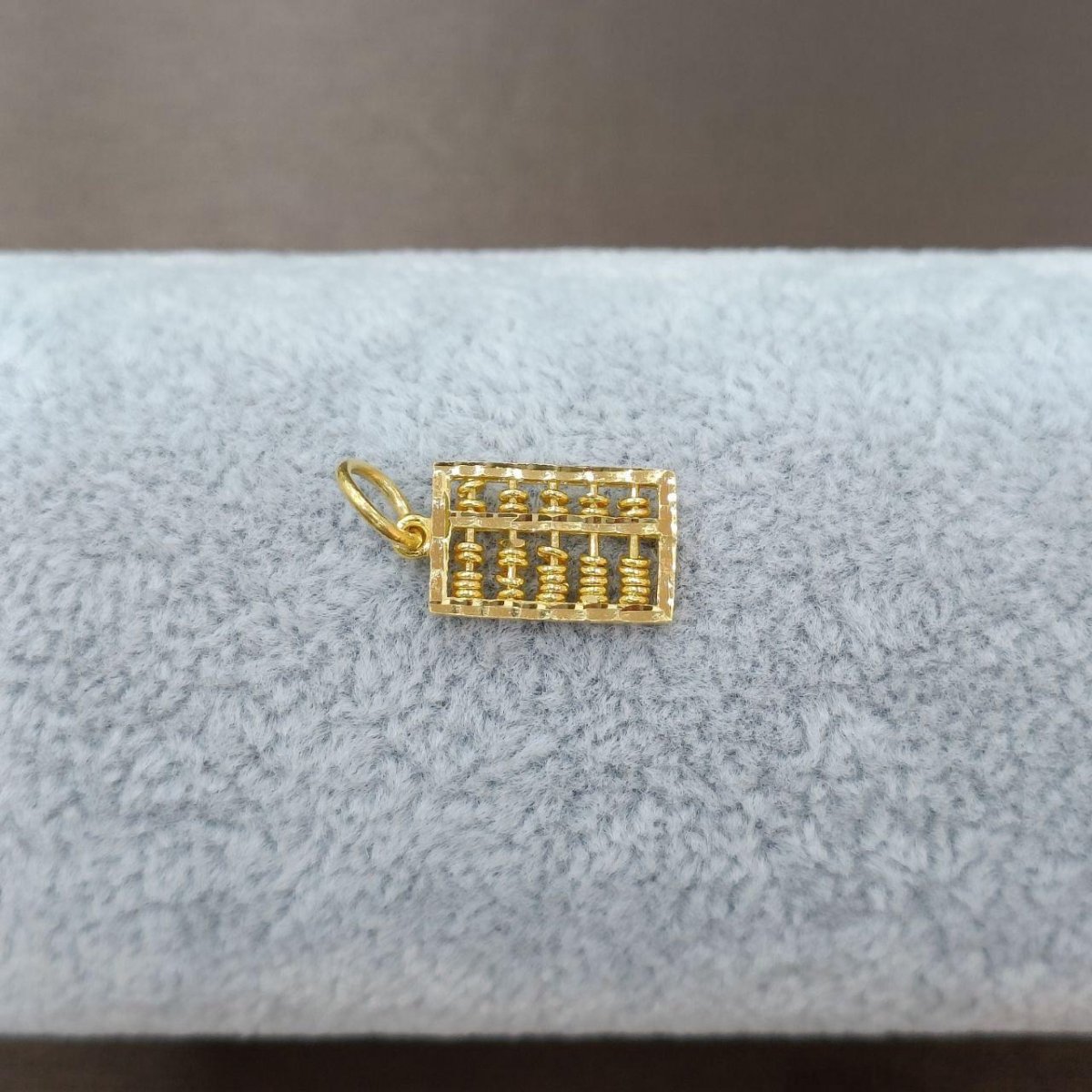 22k / 916 Gold Rectangle abacus pendant - Best Gold Shop 22k gold 22k Gold Charms 22k gold pendant Charms & Pendants