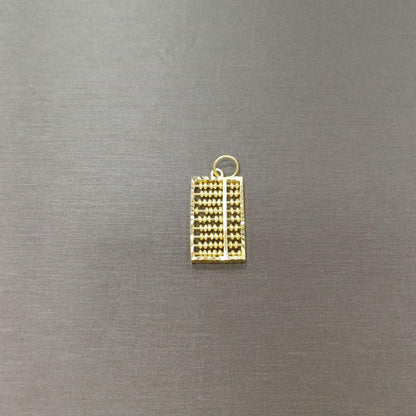 22k / 916 Gold Rectangle abacus pendant-Charms & Pendants-Best Gold Shop
