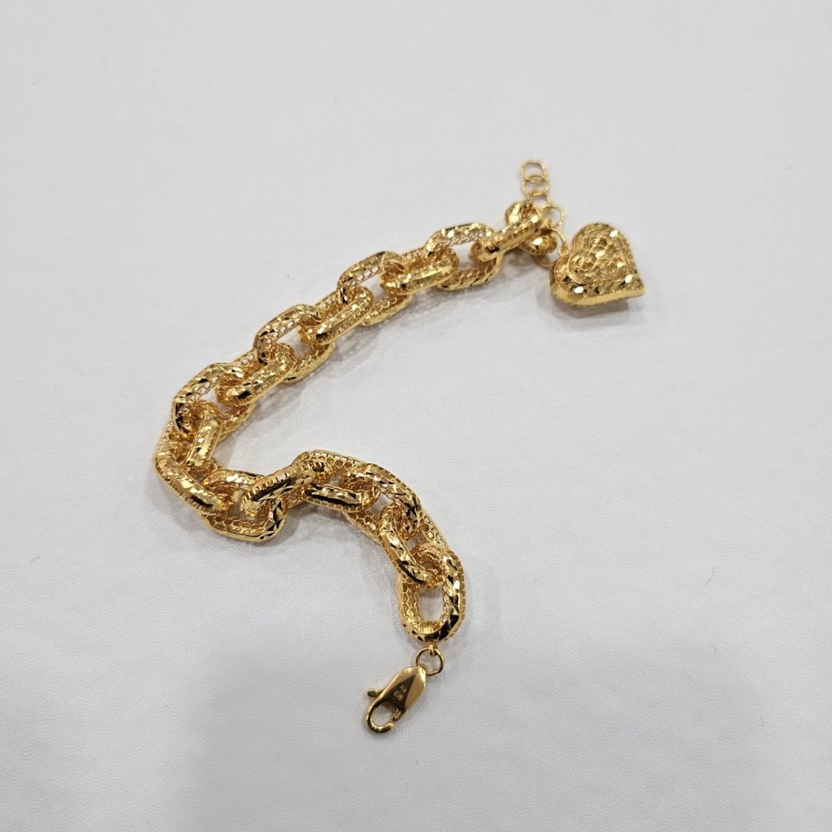 22k / 916 Gold Regal Link Charm by Best Gold Shop - Best Gold Shop 22k gold 22k gold bracelet 916 gold Bracelets