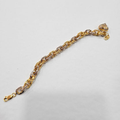 22k / 916 Gold Regal Link Charm by Best Gold Shop - Best Gold Shop 22k gold 22k gold bracelet 916 gold Bracelets