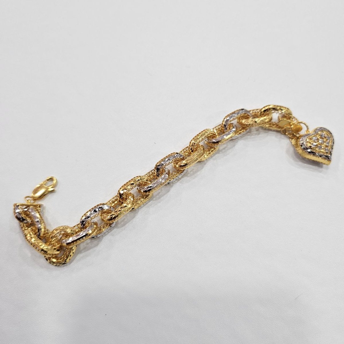 22k / 916 Gold Regal Link Charm by Best Gold Shop - Best Gold Shop 22k gold 22k gold bracelet 916 gold Bracelets