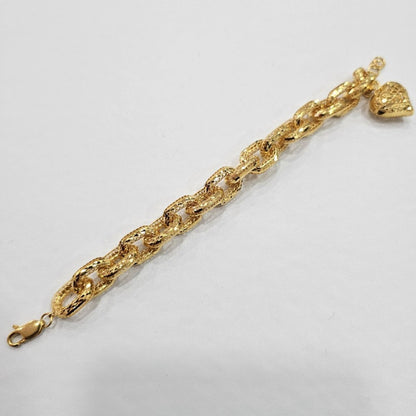 22k / 916 Gold Regal Link Charm by Best Gold Shop - Best Gold Shop 22k gold 22k gold bracelet 916 gold Bracelets