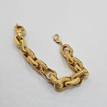 22K / 916 Gold Regal Twist Gold Bracelet by Best Gold Shop - Best Gold Shop 22k gold 22k gold bracelet 916 gold Bracelets