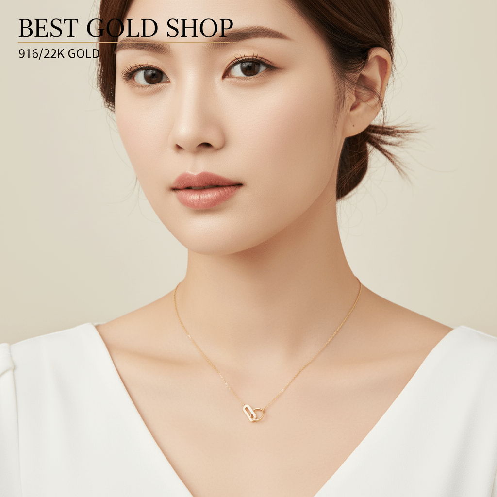 22K / 916 Gold Ring Necklace by Best Gold ShopNecklacesBest Gold Shop